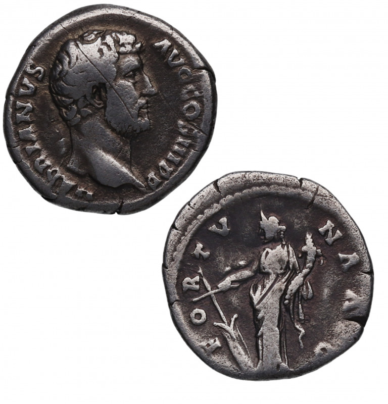 117-138 d.C. Adriano. Denario. Ag. 2,90 g.  HADRIANVS AVG COS III P P Cabeza des...