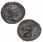 244-247 d.C. Filipo I el Árabe (244-249 dC). Roma. Antoniniano. (Ric-IV 44b). Ag. 4,25 g. IMP M IVL PHILIPPVS AVG. Busto radiado, drapeado y con coraz...