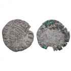 1312-1350. Alfonso IX (1188-1230). León y Coruña. 2 monedas. Cornado. MMM A11:2.5 y MMM A11:3.2. Ve. MBC y MBC-. Est.20.