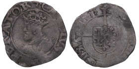 1553. Carlos I (1516-1556). Besançon. Ag. 0,57 g. ESCASA. MBC. Est.25.