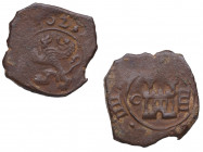 1623. Felipe IV (1621-1665). Cuenca. Marca: C. 4 Maravedís. A&C 1333. Cu. 2,28 g. Circulo que contiene un castillo entre marca de ceca y valor IIII. L...