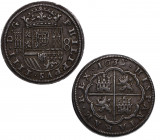 1635. Felipe IV (1621-1665). Segovia. 8 Reales. A&C 1606. Ag. 27,55 g. EBC-. Est.1400.