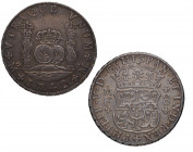 1742. Felipe V (1700-1746). México. 8 reales columnario. MF. A&C 1461. Ag. 26,94 g. Bella. EBC. Est.500.