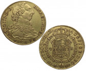 1787. Carlos III (1759-1788). Madrid. 4 Escudos. DV. A&C 1793. Au. 13,50 g. Atractiva. MBC+. Est.850.