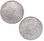 1796. Carlos IV (1788-1808). México. 8 Reales. FM. A&C 959. Ag. 26,81 g. MBC+. Est.120.