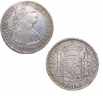 1796. Carlos IV (1788-1808). México. 8 Reales. FM. A&C 959. Au. 26,86 g. MBC+. Est.120.