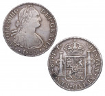 1803. Carlos IV (1788-1808). México. 8 Reales. FT. A&C 977. Au. 26,93 g. MBC. Est.100.