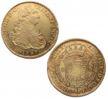 1797. Carlos IV (1788-1808). México. 8 Escudos. FM. A&C 1637. Au. 27,00 g. Reverso con acuñación floja. EBC. Est.1600.