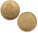 1803. Carlos IV (1788-1808). Potosí. 8 Escudos. PJ. A&C 1709. Au. 27,10 g. EBC- / EBC. Est.1600.