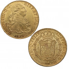 1805. Carlos IV (1788-1808). México. 8 Escudos. TH. A&C 1649. Au. 27,07 g. Bella. Brillo original. EBC+. Est.2000.