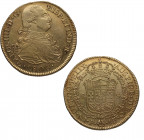1806. Carlos IV (1788-1808). Popayán. 8 Escudos. JF. A&C 1690. Au. 27,03 g. Bella. EBC. Est.1550.