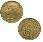1809. José Napoleón (1808-1814). Madrid. 80 reales. AI. A&C 47. Au. 6,83 g. Atractiva. MBC+ / EBC-. Est.750.