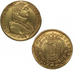 1811. Fernando VII (1808-1833). Santiago. 8 escudos. FJ. Au. 27,00 g. Limpieza pero buen ejemplar. EBC-. Est.1800.