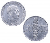 1966*71. Franco (1939-1975). 50 Céntimos. A&C 35. Cu. SC. Est.10.
