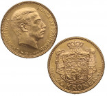1914. Dinamarca. 20 Coronas. Au. 8,99 g. Christian X. SC. Est.500.