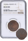 1924. México. 2 Centavos. Encapsulado por NGC en MS 65 BN. FDC. Est.350.