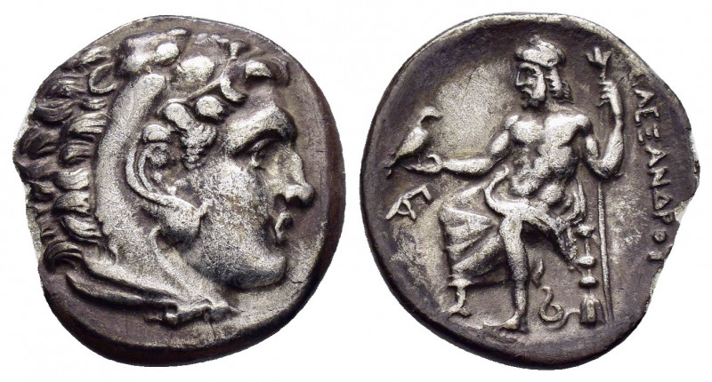 KINGS of MACEDON. Philip III.(323-317 BC).Lampsakos.Drachm.

Obv : Head of Herak...