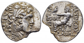 KINGS of MACEDON.Alexander III.(336-323 BC).Odessos.Tetradrachm. 

Obv : Head of Herakles right, wearing lion skin.

Rev : BAΣIΛEΩΣ AΛΕΞΑΝΔΡΟΥ.
Zeus s...