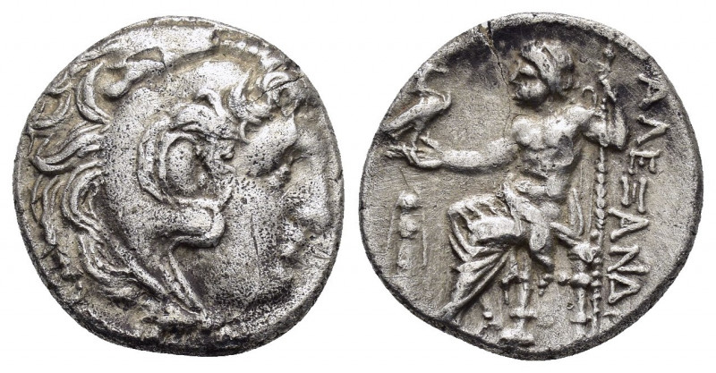 KINGS of MACEDON.Alexander III.(336-323 BC).Lampsacus.Drachm.

Obv : Head of Her...