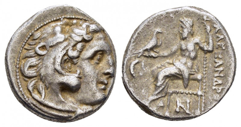 KINGS of MACEDON.Alexander III.(336-323 BC).Kolophon.Drachm.

Obv : Head of Hera...