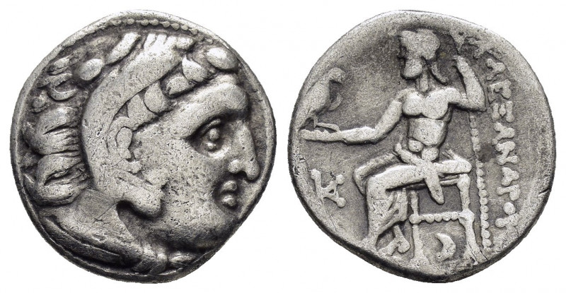 KINGS of MACEDON.Alexander III.(336-323 BC).Kolophon.Drachm.

Obv : Head of Hera...