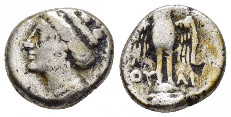 PONTOS.Amisos.(Circa 300-125 BC).Drachm.

Obv : Head of Hera to left, wearing st...
