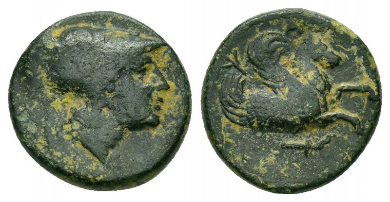 MYSIA.Lampsakos.(4th-3rd Century BC).Ae.

Obv : Head of Athena to right, wearing...