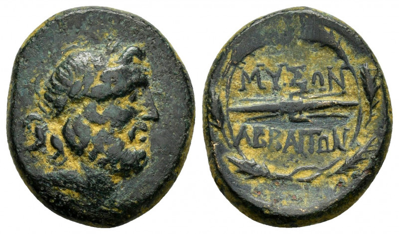 PHRYGIA.Abbaitis.(2nd-1st Century BC).Ae.

Obv : Laureate head of Zeus right.

R...