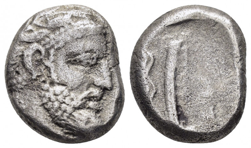 PHOENICIA.Arados.(Circa 380-351/0 BC).Stater.

Obv : Laureate head of bearded ma...