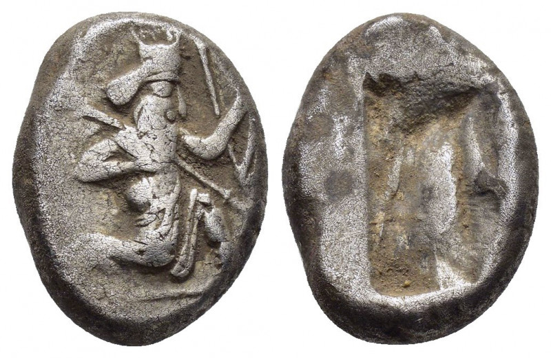 ACHAEMENID EMPIRE.Time of Darios I to Xerxes II.(485-420 BC).Sardes.Siglos.

Obv...