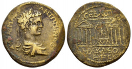 PONTUS.Heracleopolis. Caracalla.(197-217). Ae.

Obv : AY KAI M AYP ANTΩNINOC.
Laureate, draped and cuirassed bust right.

Rev : CEBACTO HPAKΛEOΠETHC.
...