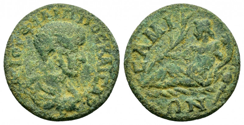 ISLANDS of IONIA.Samos.Philip II.(244-247).Ae.

Obv : Μ ΙΟΥ ΦΙΛΙΠΠΟⳞ ΚΑΙⳞΑΡ.
Bar...