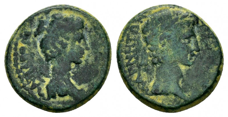 IONIA.Magnesia ad Maeandrum.Augustus.(27 BC-14).Ae.

Obv : ΣΕΒΑΣΤΟΣ ΜΑΓΝΗΤΩΝ.
 L...