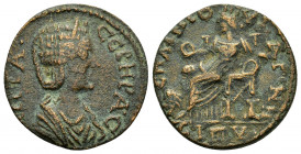 LYDIA.Magnesia ad Sipylum.Otacilia Severa.(244-249).Ae.

Obv : Μ ΩΤΑ ϹƐΒΗΡΑ Ϲ.
Diademed and draped bust of Otacilia Severa, right.

Rev : ƐΠ ΑΙΝΙΟΥ ΜΑ...