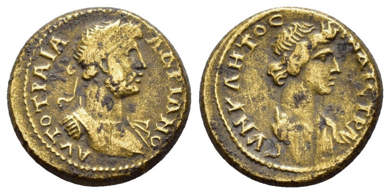 LYDIA.Stratonikeia-Hadrianopolis.Hadrian.(117-138).Ae.

Obv : ΑΥ ΤΡΑΙΑΝΟϹ ΑΔΡΙ...