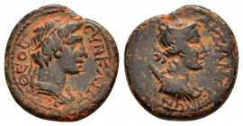 PHRYGIA.Aezanis.Pseudo-autonomous issue.Time of Claudius .(41-54).Ae.

Obv : ΘЄOC CYNKΛHTOC.
Diademed and draped bust of Senate right.

Rev : AIZANITW...