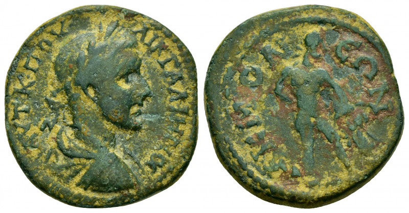 PHRYGIA.Acmonea.Gallienus.(253-268).Ae.

Obv : ΑΥΤ Κ ΠΟΥ ΛΙΚ ΓΑΛΛΙΗΝΟΣ.
Laureate...