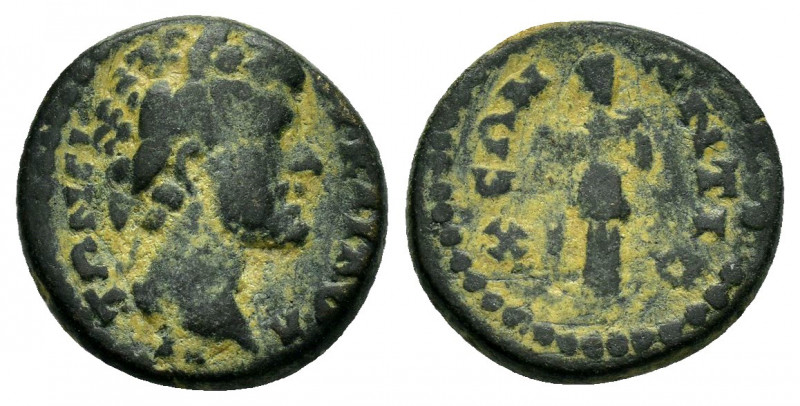 CARIA.Antioch ad Maeandrum.Marcus Aurelius (161-180). Ae.

Obv : ΑV KAI AV ANΤ...