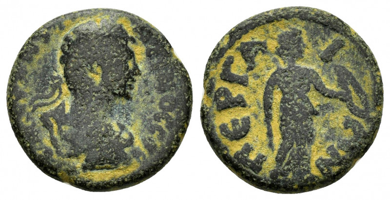 PAMPHYLIA.Perge.Antoninus Pius.(138-161). Ae.

Obv : …..ΑΝΤΩΝƐΙΝοϹ ϹΕΒ.
Laureate...