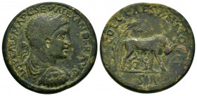 PISIDIA.Antiochia.Severus Alexander.(222-235).Ae.

Obv : IMP CAES MARC SEV ALEXANDER AVG.
Laureate head right.

Rev : COL CAES ANTIOCH SR.
She w...