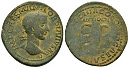 PISIDIA.Antioch. Gordian III.(238-244).Ae.

Obv : IMP CAES M ANT GORDIANVS AVG.
Laureate head right.

Rev : ANTIOCHIA COLONIA CAESAR, ANTIOCH, S R, CO...