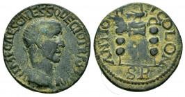 PISIDIA. Antioch. Trajanus Decius.(249-251). Ae.

Obv : IMP CAES G MESS Q DECIO TRAI AV.
Radiate and cuirassed bust to right.

Rev : ANTIOCHI COLON S ...