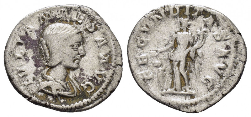 JULIA MAESA.(218-222).Rome.Denarius.

Obv : IVLIA MAESA AVG.
Bust of Julia Maesa...