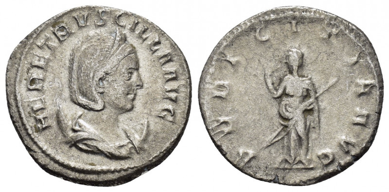 HERENNIA ETRUSCILLA.(249-251).Rome.Antoninianus. 

Obv : HER ETRVSCILLA AVG.
Bus...