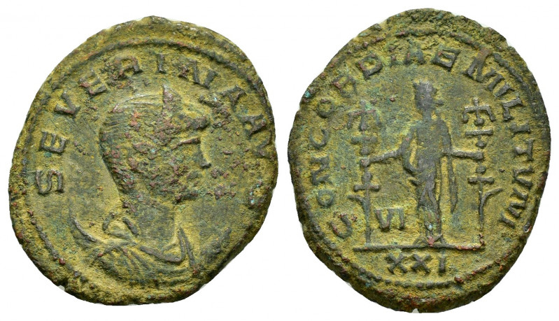 SEVERINA.(270-275).Antioch. Antoninianus.

Obv : SEVERINA AVG.
Bust of Severina,...