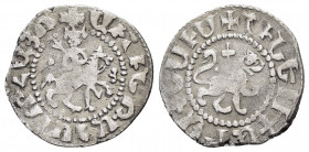 CILICIAN.Armenia.Levon III (1301-1307).Tavorkin.

Obv : Levon III on horseback advancing to right.

Rev : Crowned lion advancing right; cross behind. ...