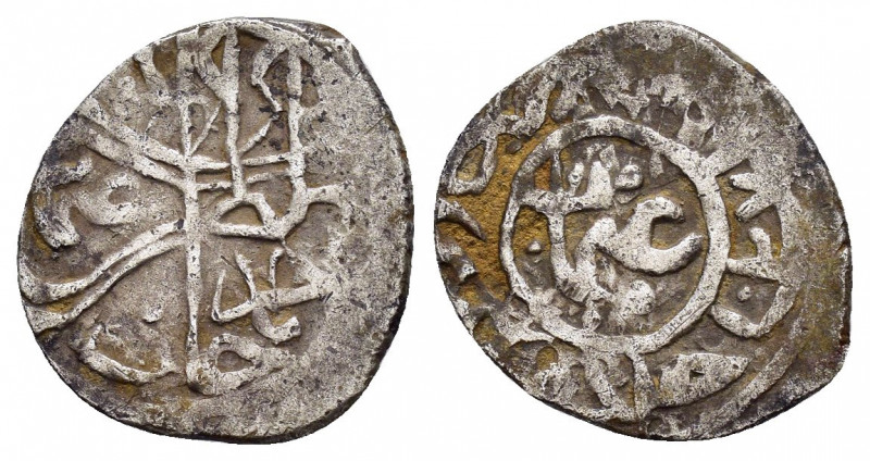 OTTOMAN EMPIRE.Osman II.(1618-1622).AH 1027.Dirham. 

Obv : Arabic legend. 

Rev...