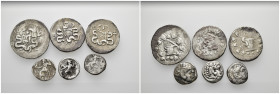 6 GREEK SILVER COINS.SOLD AS SEEN. NO RETURN.

Condition : Fine.