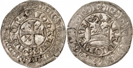 JEAN II LE BON (1350-1364).
Gros blanc à la couronne (26 mars 1357) 3,48 g.
A/ + IOHANNES DEI GRA. Croix cantonnée d’un lis au 2 et 3; légende extér...