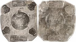 LOUIS XIV (1643-1715). Siège de Landau. Les impériaux assiégés par les Français. 2 Florins, 8 Kreutzer 1713. 21,07 g.
A/ Dans deux cartouches : En ha...